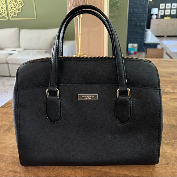 Kate Spade New York Black Laurel Way Lanae Satchel Handbag - Picture 1 of 2
